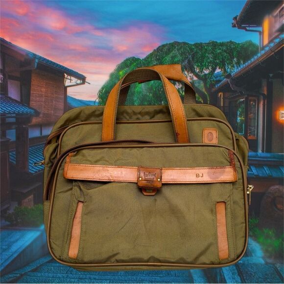 Hartman Courier Bag leather and ballistic nylon. Classic tan - Picture 2 of 13